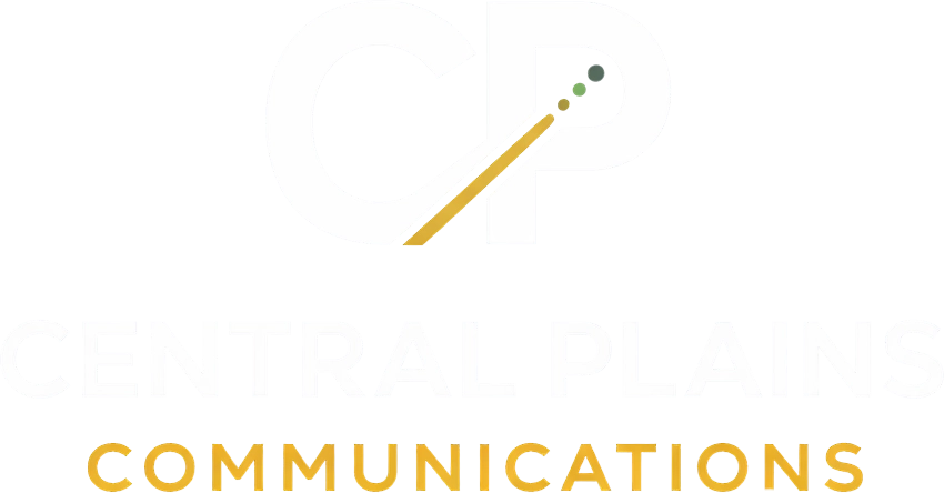 Central plains comm white logo trans background